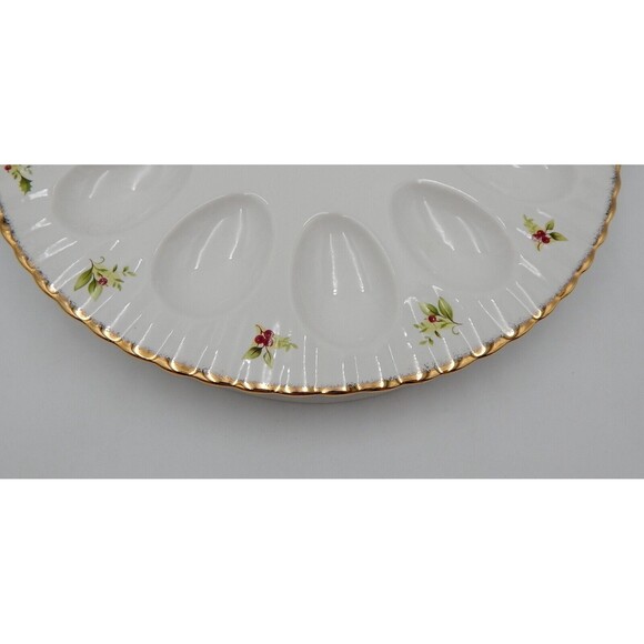 Royal Albert Old Country Roses HOLIDAY Deviled Egg Plate Platter 12 Inch - Picture 5 of 11
